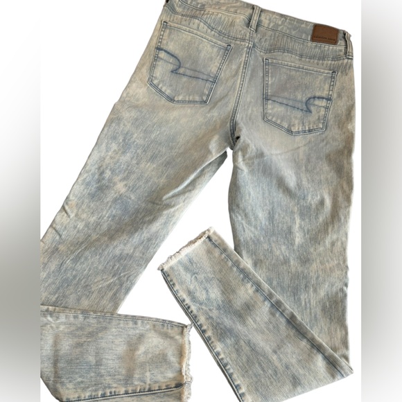 American Eagle Outfitters 360 next level stretch hi-rise jeggings jeans size 10 - Picture 4 of 10